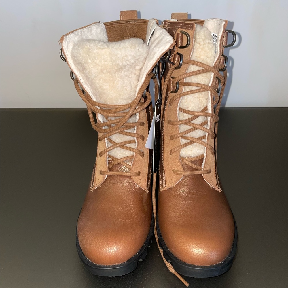 Sorel Shearling Phoenix Leather Boots